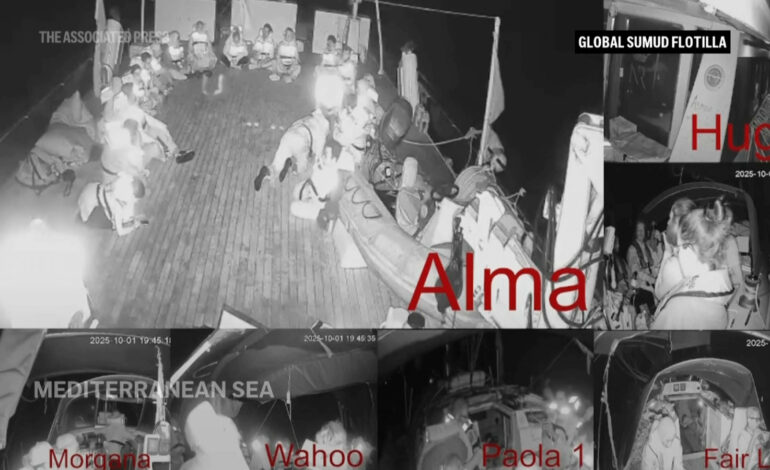 Άμεση απελευθέρωση των συλληφθέντων του Global Sumud Flotilla | Λευτεριά στην Παλαιστίνη!